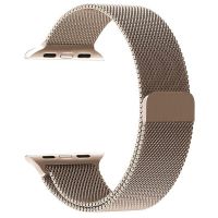 Ремешок Миланский Mokka Milanese Loop Gold для Apple Watch 42/44/45 мм