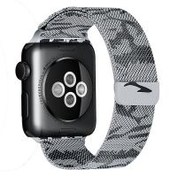 Ремешок Миланский Mokka Milanese Khaki для Apple Watch 42/44/45 мм (серый)