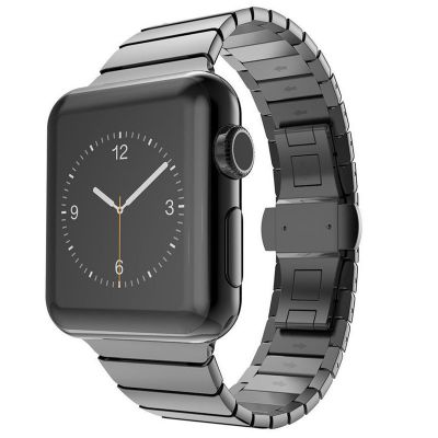 Ремешок стальной Mokka Link Buckle Bracelet Space Gray для Apple Watch 42/44/45 мм