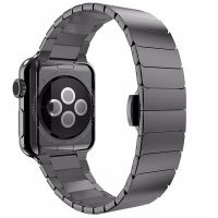 Ремешок стальной Mokka Link Buckle Bracelet Space Gray для Apple Watch 42/44/45 мм