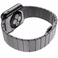 Ремешок стальной Mokka Link Buckle Bracelet Space Gray для Apple Watch 42/44/45 мм