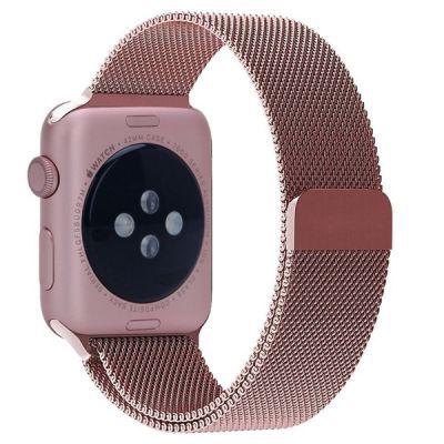 Ремешок Миланский Mokka Milanese Loop Rose Gold для Apple Watch 42/44/45 мм