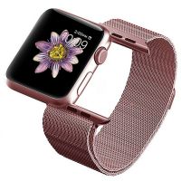 Ремешок Миланский Mokka Milanese Loop Rose Gold для Apple Watch 42/44/45 мм