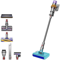 Беспроводной пылесос Dyson V15s Detect Submarine (SV47), Yellow/Nickel