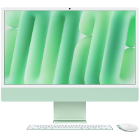  Apple iMac 24" Retina 4,5K, M4 (10C CPU, 10C GPU, 2024), 16 ГБ, 1 ТБ SSD, Зелёный