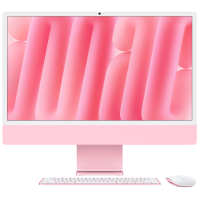  Apple iMac 24" Retina 4,5K, M4 (10C CPU, 10C GPU, 2024), MWV53, 16 ГБ, 512 ГБ SSD, Розовый