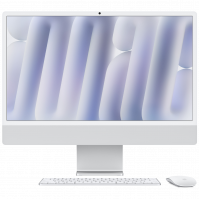  Apple iMac 24" Retina 4,5K, M4 (8C CPU, 8C GPU, 2024), 24 ГБ, 512 ГБ SSD, Серебристый