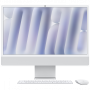  Apple iMac 24" Retina 4,5K, M4 (8C CPU, 8C GPU, 2024), 24 ГБ, 512 ГБ SSD, Серебристый