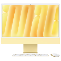  Apple iMac 24" Retina 4,5K, M4 (10C CPU, 10C GPU, 2024), 16 ГБ, 1 ТБ SSD, Жёлтый