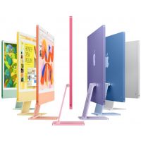  Apple iMac 24" Retina 4,5K, M4 (8C CPU, 8C GPU, 2024), 24 ГБ, 512 ГБ SSD, Серебристый