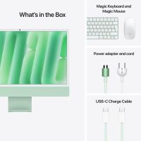  Apple iMac 24" Retina 4,5K, M4 (10C CPU, 10C GPU, 2024), 16 ГБ, 1 ТБ SSD, Зелёный