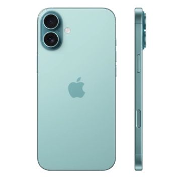 Apple iPhone 16 Plus, SIM, 128 ГБ, «бирюзовый»