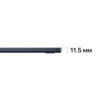 Apple MacBook Air 15 (2023), MQTM3 M2 (8-CPU/10-GPU), 1TB, 16GB, «полуночный чёрный»