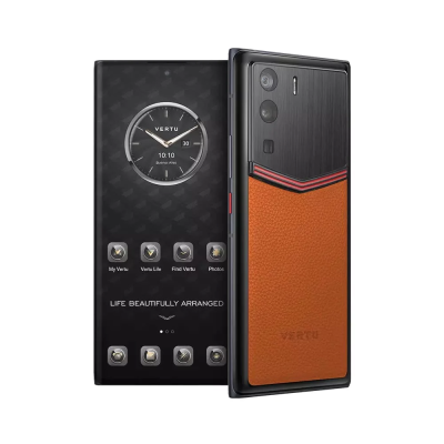 VERTU METAVERTU 5G Web3, 12Гб/512Гб, Безрамочный, Кожа телёнка, V-эмаль, Оранжевый