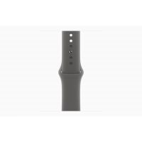 Apple Watch Series 10, GPS, 42mm, Aluminum Silver, Rubber Sport Band «Stone Gray», S/M