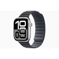 Apple Watch Series 10, GPS, 42mm, Aluminum Silver, Textile Magnetic Link «Black»
