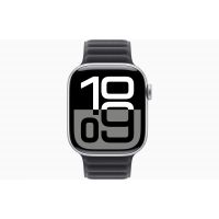 Apple Watch Series 10, GPS, 42mm, Aluminum Silver, Textile Magnetic Link «Black»