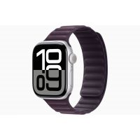 Apple Watch Series 10, GPS, 42mm, Aluminum Silver, Textile Magnetic Link «Blackberry»