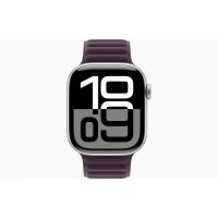Apple Watch Series 10, GPS, 42mm, Aluminum Silver, Textile Magnetic Link «Blackberry»