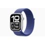 Apple Watch Series 10, GPS, 42mm, Aluminum Silver, Textile Sport Loop «Ultramarine»