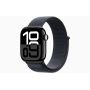Apple Watch Series 10, GPS, 42mm, Aluminum Jet Black, Textile Sport Loop «Ink»