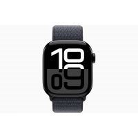 Apple Watch Series 10, GPS, 42mm, Aluminum Jet Black, Textile Sport Loop «Ink»