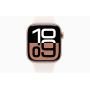 Apple Watch Series 10, GPS, 42mm, Aluminum Rose Gold, Rubber Sport Band «Light Blush», M/L