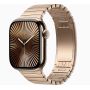 Apple Watch Series 10, GPS, 42mm, Titanium Gold, Stainless Steel Link Bracelet «Gold»