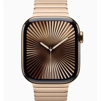 Apple Watch Series 10, GPS, 42mm, Titanium Gold, Stainless Steel Link Bracelet «Gold»