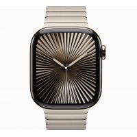 Apple Watch Series 10, GPS, 46mm, Titanium Natural, Stainless Steel Link Bracelet «Natural»