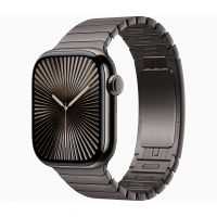 Apple Watch Series 10, GPS, 42mm, Titanium Slate, Stainless Steel Link Bracelet «Slate»