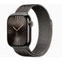 Apple Watch Series 10, GPS, 46mm, Titanium Slate, Stainless Steel Milanese Loop «Slate», M/L