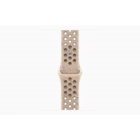 Apple Watch Series 10, GPS, 42mm, Aluminum Rose Gold, Rubber Sport Nike Sport Band «Desert Stone»