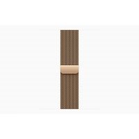 Apple Watch Series 10, GPS, 42mm, Titanium Gold, Stainless Steel Milanese Loop «Gold»
