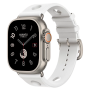 Apple Watch Hermes Ultra 4, 49mm, Natural Titanium, Scub’H Diving, Blanc