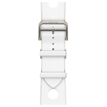 Apple Watch Hermes Ultra 4, 49mm, Natural Titanium, Scub’H Diving, Blanc