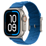 Apple Watch Hermes Ultra 4, 49mm, Natural Titanium, En Mer, Bleu Hydra