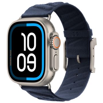 Apple Watch Hermes Ultra 4, 49mm, Natural Titanium, En Mer, Bleu Nuit, MLL14