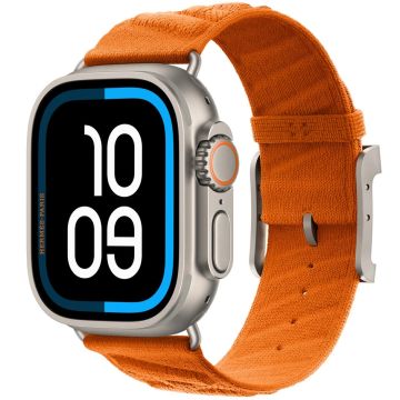 Apple Watch Hermes Ultra 4, 49mm, Natural Titanium, En Mer, Orange, ML6J4