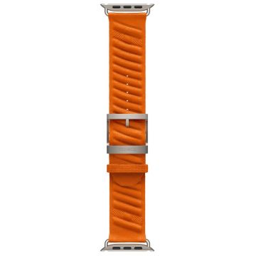 Apple Watch Hermes Ultra 4, 49mm, Natural Titanium, En Mer, Orange, ML6J4