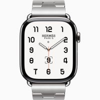 Apple Watch Hermes Series 10 42mm, MXJW3M, Silver Titanium, Grand H, Satiné, Medium