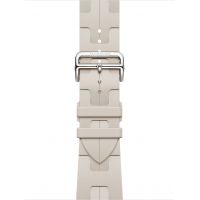 Apple Watch Hermes Series 10 46mm, MXJL3, Silver Titanium,  Kilim Single Tour, Béton