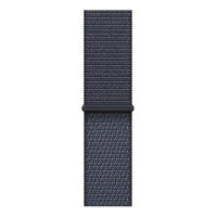 Apple Watch Series 11, 42mm, Aluminum Jet Black, Anchor Blue Textile Sport Loop