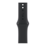 Apple Watch Series 11, 42mm, Aluminum Rose Gold, Black Sport Band - S/M