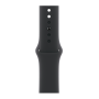 Apple Watch Series 11, 42mm, Aluminum Silver, Black Sport Band - S/M