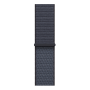 Apple Watch Series 11, 42mm, Aluminum Space Gray, Anchor BlueTextile Sport Loop