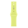 Apple Watch Series 11, 46mm, Aluminum Space Gray, Neon Yellow Sport Band - M/L