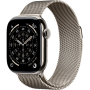 Apple Watch Series 11, 46mm, Natural Titanium Case, Natural Milanese Loop
