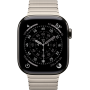 Apple Watch Series 11, GPS + Cellular, 42mm, Slate Titanium Case, Natural Link Bracelet