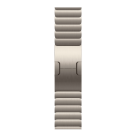 Apple Watch Series 11, GPS + Cellular, 42mm, Slate Titanium Case, Natural Link Bracelet